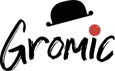 Gromic Visual Comedy Logo