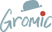 Gromic Visual Comedy Logo